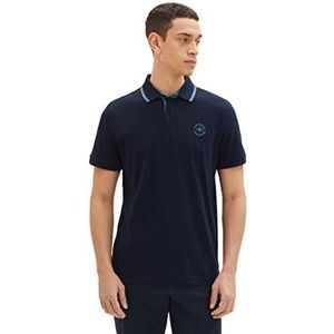 TOM TAILOR Poloshirt heren 1035620,10668 - Sky Captain Blue,S