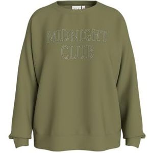 Vila Dames Vireflect Club L/S Sweat Top/Lc, Capulet Olive, M