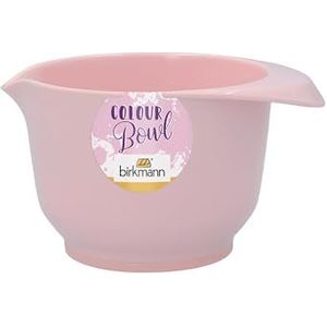 Birkmann Colour Bowls, 708631, mengkom en serveerschaal, klein, 0,5 liter, melamine, krasbestendig, stabiel, duurzaam, roze