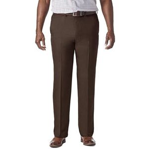 Haggar Heren Casual Broek, Bruine Heather, 38W x 32L