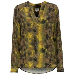 Camel Active Womenswear Damesblouse, Caramell Aop, S