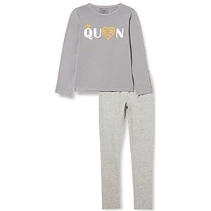 FREEGUN EF.fgsta.PY.MZ Pijama-set voor meisjes, grijs/China-grijs, 10 Jaar