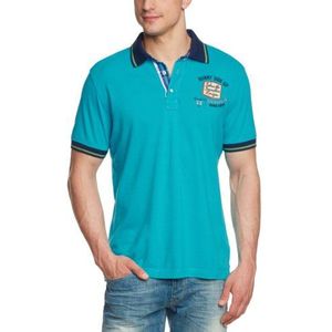 LERROS Poloshirt voor heren, blauw (Aqua 406), 50 NL
