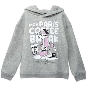 Conguitos Sweatshirt voor meisjes, bedrukt, grijs, standaard voor meisjes