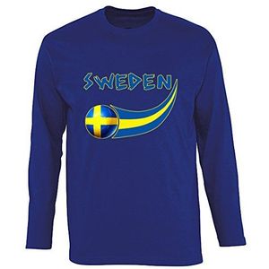 Supportershop Zweden herenshirt met lange mouwen