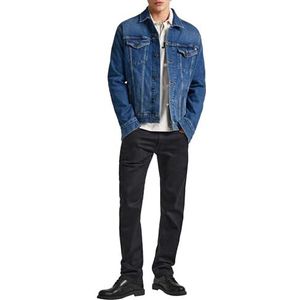 Pepe Jeans Straight Jeans voor heren gecoat, Blauw (Denim), 31W / 32L