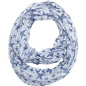 ESPRIT dames sjaal, blauw (Pastel Blue 435)., One Size (Fabrikant maat:ONESIZE)