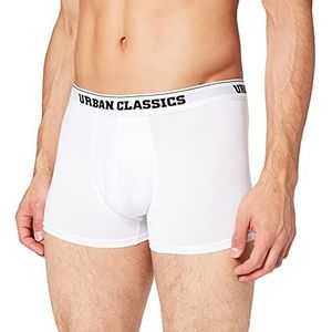 Urban Classics Organic Boxer Shorts 2-pack ondergoed, Mini Stripe Aop+wit, L