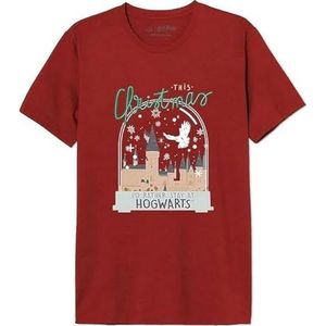 Harry Potter T-shirt voor heren, Rood, S