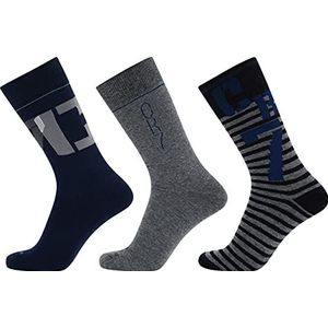 CR7 Heren 3-Pack sokken, meerkleurig, eenheidsmaat