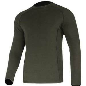 LAHTI PRO Heren Thermo onderhemd lange mouwen functioneel shirt lange mouwen ademend mannen ondergoed fitness shirt loopshirt sportshirt thermoshirt sneldrogend | EN ISO 13688 | groen | Maat: L