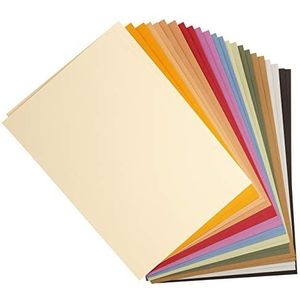 Clairefontaine 960450C pakket tulpenpapier – 24 vellen tekenpapier met korrel, pastelassortiment, A4, 21 x 29,7 cm, 160 g – ideaal voor tekenen en creatieve activiteiten
