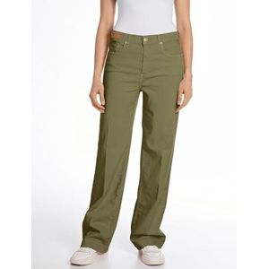 Replay Dames Relaxed Fit Straight Leg Jeans Melja, 833 Light Military, 29W x 34L