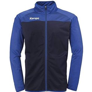 Kempa Prime Poly Jacket handbaljas voor heren, marineblauw/koningsblauw, 164