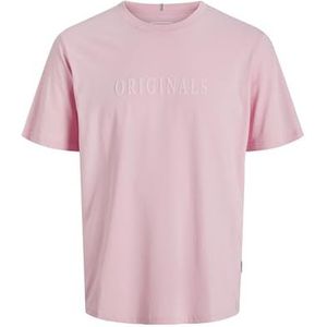 JACK & JONES Jorfrederiksberg Tee Ss Crew Neck Noos voor heren, Tickled Pink, XS