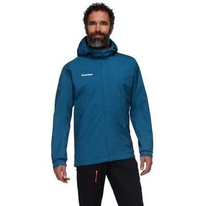 Mammut Heren hardshell jas uit de serie Alto, XL, blauw, capuchonjas, functionele jas, van DRYtechnology 2 L, Deep Ice, XL