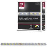Paulmann 70566 LED strip SmartHome MaxLED Tunable White Strip incl. 1x6,2 watt dimbaar lichtband zilver lichtstrip kunststof LED band 3000 K
