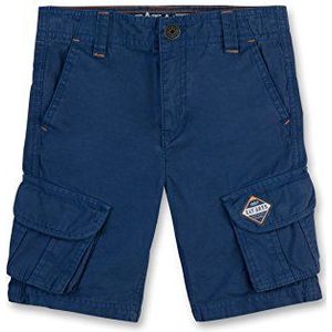 Sanetta Jongens Shorts, blauw (Faded Denim 50213), 122 cm