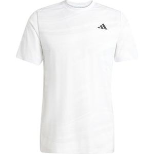 adidas Heren CLUB TENNIS CLIMACOOL GRAPHIC T-SHIRT, white/dash grey, L