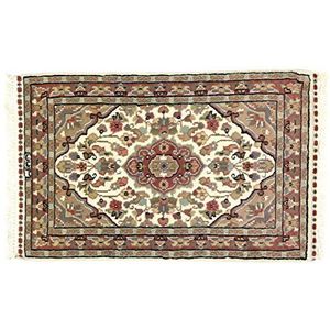 Eden Carpets Kashmirian tapijt van zijde, handgeknoopt 61x95x30 cm Veelkleurig.