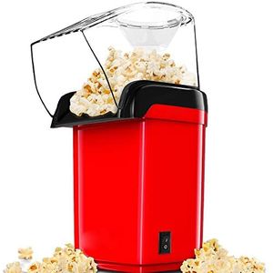 Gadgy Popcorn Machine - Hetelucht Popcornmakers - 1200 watt - 27 cm - Popcornmaker Kinderfeestje