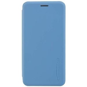 Commander Book Case Curve voor Samsung A202 Galaxy A20e Soft Touch Light Blue