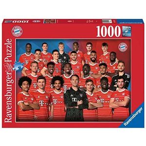 Ravensburger Puzzle 17127 - FC Bayern Saison 2022/2023-1000 Teile FC Bayern München Puzzle für Erwachsene und Kinder ab 14 Jahren