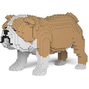 JEKCA | English Bulldog 01S-M03 - bouwstenen, bouwstenen, sculpturen van blokken, verzamelset, perfect cadeau-idee