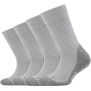 Camano Unisex kinderen Online Children pro tex Function 4-pack sokken, donkergrijs melange, 23/26, dark grey melange, 23 EU