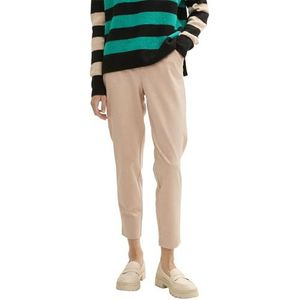 TOM TAILOR Denim Damesbroek, 1021175, 19663-Light Camel Melange, L, 19663 - Licht Camel Melange, L