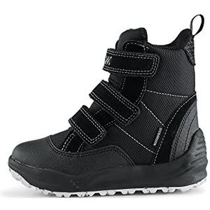 Adrian - Snowboots - Effen - Imitatieleer en Textiel - Warm Gevoerd
