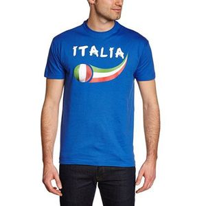 Supportershop T-shirt voor jongens Italië Coup du Monde