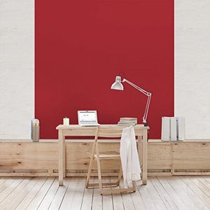 Apalis vliesbehang uni vierkant, grootte, carmin, 98429 effen 288 x 288 cm rood