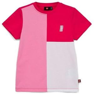 LEGO T-shirt voor meisjes, donkerroze (dark pink), 98 cm