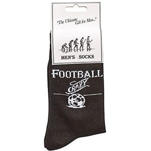 Ultimate Gift for Man Heren Voetbalsokken, Zwart, One Size, Zwart, One Size