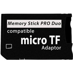 LEAGY - Memory Stick Adapter - Micro SD naar Memory Stick PRO Duo - Compatibel met PSP 1000/2000/3000