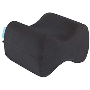 bonmedico - Ergonomisch Kniekussen - Zwart - Beenpillow met Traagschuim