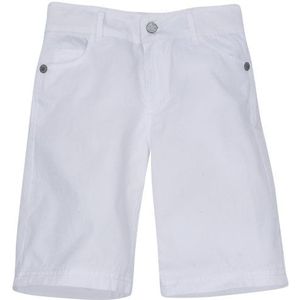 Lee Cooper Swann Bermuda voor jongens, effen kleur, katoen, Wit., 12 Jaren