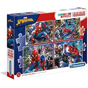 Puzzelset Marvel Spider-Man (20+60+100+180 Stukjes) - Clementoni