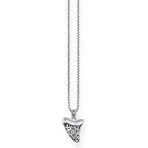 Thomas Sabo D_KE0014-356-21-L45v Damesketting met hanger, 925 zilver, diamant (1 ct) wit