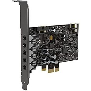 CREATIVE Sound Blaster Audigy Fx V2 uitbreidbare interne PCI-e-geluidskaart met discreet 5.1-geluid en virtuele surround, Scout Mode, SmartComms Kit voor pc