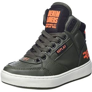 Replay Cobra Sneakers voor jongens, 3109military fluo orange, 32 EU