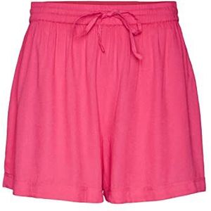 VERO MODA Dames VMBUMPY WVN NOOS Shorts, Pink Yarrow, XL, roze yarrow, XL