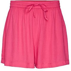 VERO MODA Dames VMBUMPY WVN NOOS Shorts, Pink Yarrow, S, roze yarrow, S