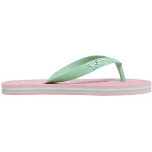 Pepe Jeans Bay Beach merk G Flip-Flop, roze (fabriek roze), 1,5 UK, Roze Fabriek Roze, 33 EU