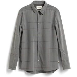 Fjällräven Rider's Heren Outdoor Flanellen hemd LS, Grey Flag Window, M, Grijze vlag venster, M