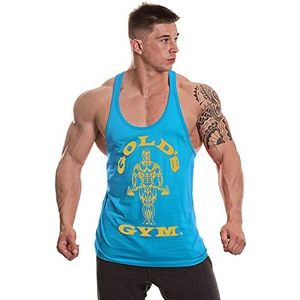 Gold's Gym UK GGVST003 Training Sport Fitness Tank Top Workout Premium Muscle Joe Stringer Vest voor heren