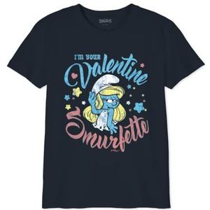 Les Schtroumpfs T-shirt voor meisjes, Marine., 8 Jaren