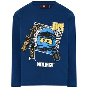 LEGO Uniseks T-shirt voor kinderen, Donkerblauw, 92