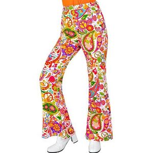 Widmann - Jaren 60 broek voor dames, hippie, reggae, Flower Power, Disco Fever, Schlagermove